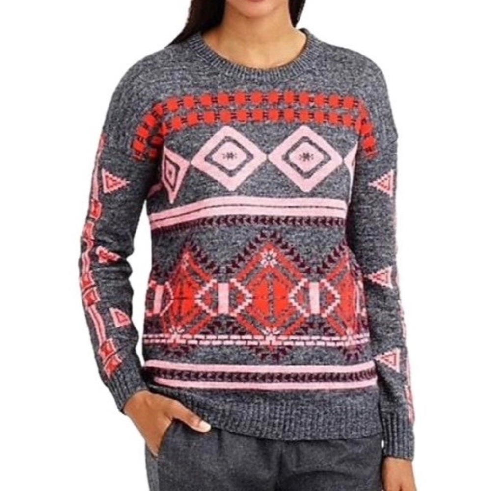 J Crew Fair Isle Knit Sweater